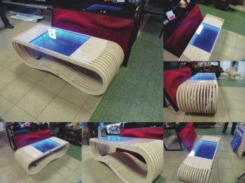 imagem do arquivo vetor para download Plano de Layout para Mesa de Infinito Paramétrico