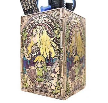 imagem do arquivo vetor para download Porta-lápis Zelda