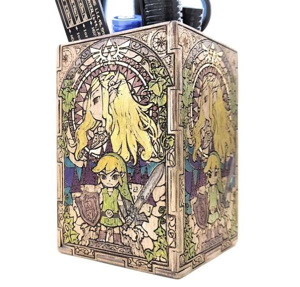 imagem do arquivo vetor para download Porta-lápis Zelda