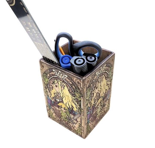 imagem do arquivo vetor para download Porta-lápis Zelda
