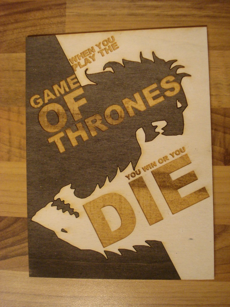 imagem do arquivo vetor para download Pôster Game of Thrones Cortado a Laser