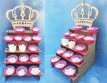 imagem do arquivo vetor para download Prateleira de Cupcake