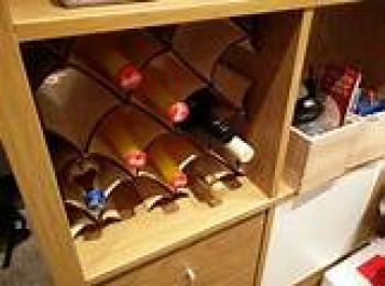 imagem do arquivo vetor para download Quebra Cabeça 3D de Suporte para Vinhos
