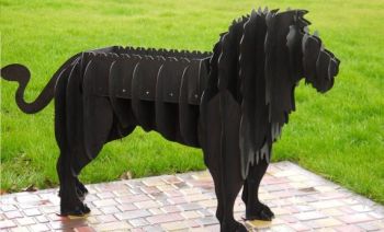 imagem do arquivo vetor para download Quebra Cabeça de Churrasco em Metal