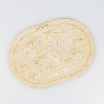 imagem do arquivo vetor para download Quebra Cabeça de Mapa Múndi com Pinos