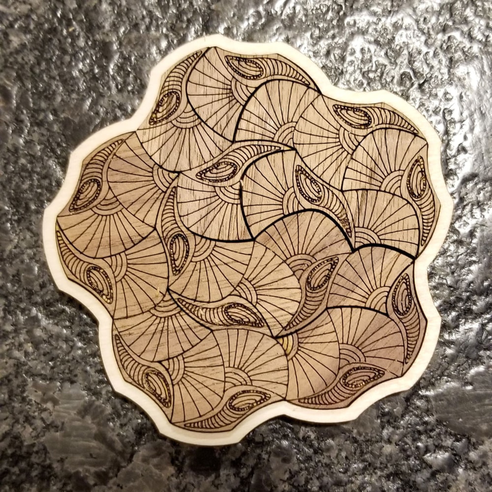 imagem do arquivo vetor para download Quebra cabeça Penrose Cortado a Laser
