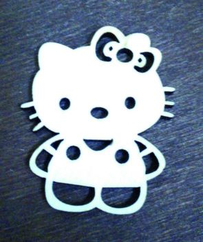 imagem do arquivo vetor para download Recorte de Gatinho Hello Kitty