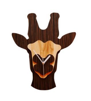 imagem do arquivo vetor para download Relógio Girafa do Zoológico