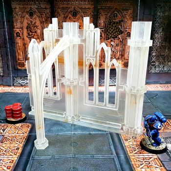 imagem do arquivo vetor para download Ruínas da Basílica Cortadas a Laser