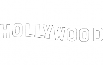 imagem do arquivo vetor para download Silhouette Hollywood