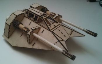 imagem do arquivo vetor para download Snowspeeder em 3mm