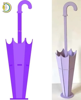 imagem do arquivo vetor para download Suporte de Flores em Forma de Guarda Chuva