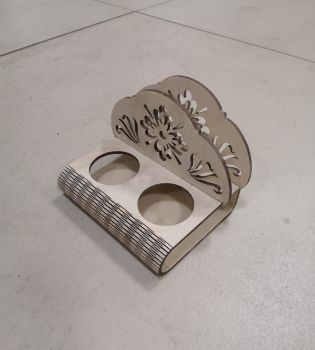 imagem do arquivo vetor para download Suporte de Guardanapo com Porta Copos