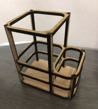 imagem do arquivo vetor para download Suporte de Lápis Cortado a Laser