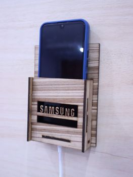 imagem do arquivo vetor para download Suporte de Parede para Celular com Carregador