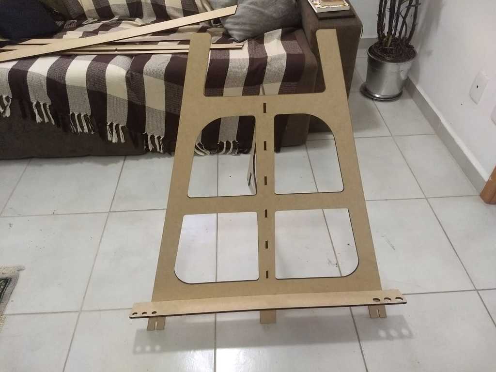 imagem do arquivo vetor para download Suporte de Tela para Cavalete