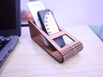 imagem do arquivo vetor para download Suporte para Controle Remoto Cortado a Laser