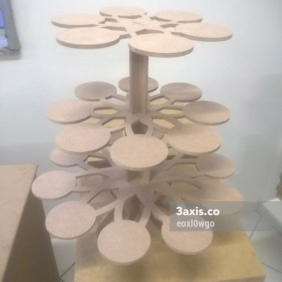 imagem do arquivo vetor para download Suporte para Cupcake de festa