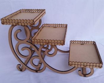 imagem do arquivo vetor para download Suporte para Cupcakes Cortado a Laser