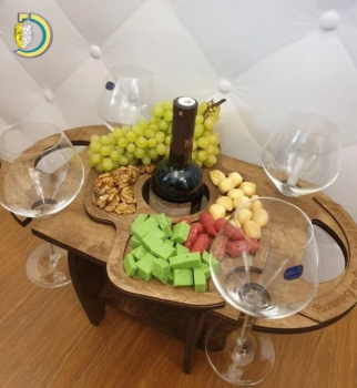 imagem do arquivo vetor para download Suporte para Garrafas e Copos de Vinho