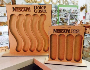 imagem do arquivo vetor para download Suporte para Nescafe Cortado a Laser