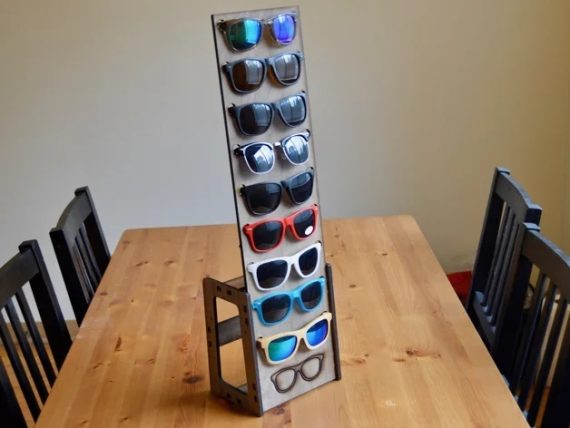 imagem do arquivo vetor para download Suporte para Óculos Cortado a Laser