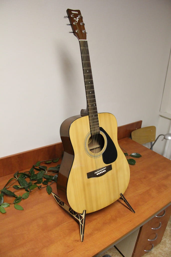 imagem do arquivo vetor para download Suporte para Violão Acústico Cortado a Laser