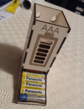 imagem do arquivo vetor para download Suportes DXF para Pilhas