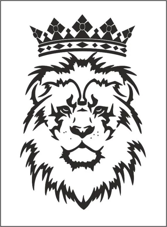 imagem do arquivo vetor para download Tatuagem de Leão