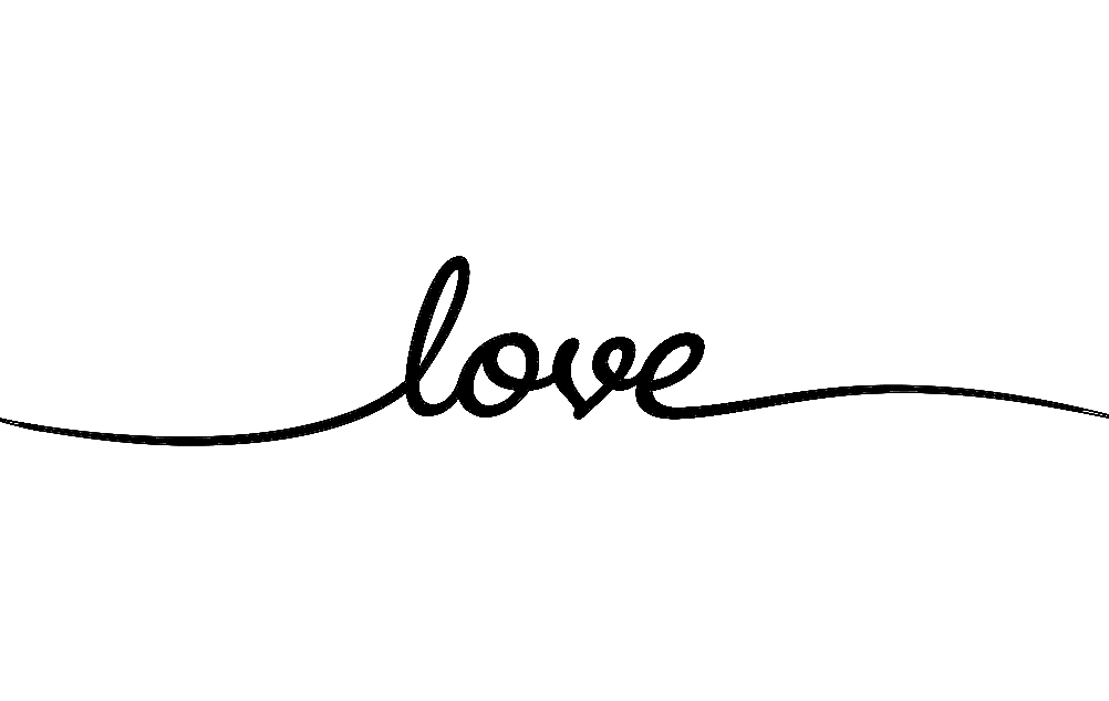 imagem do arquivo vetor para download Vetor Palavra de amor