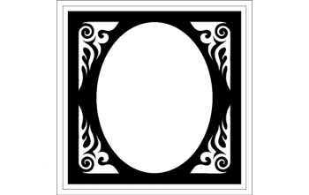imagem do arquivo vetor para download Vetor oval de moldura