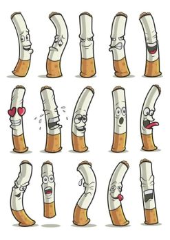 imagem do arquivo vetor para download Vetores de Cigarro para Camisetas
