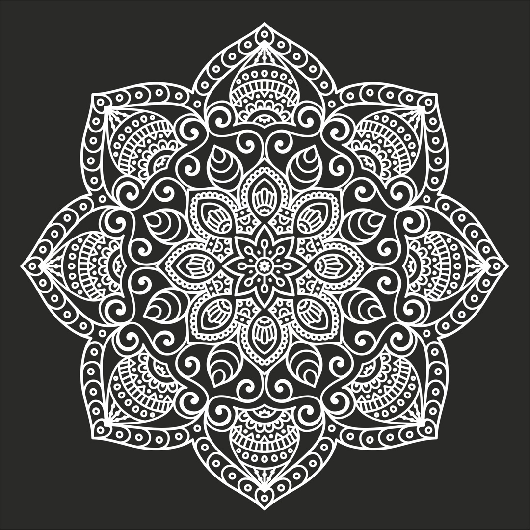imagem do arquivo vetor para download Vetores de Mandala