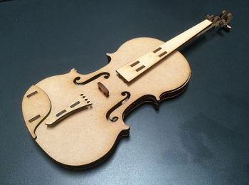 imagem do arquivo vetor para download Violino em Madeira