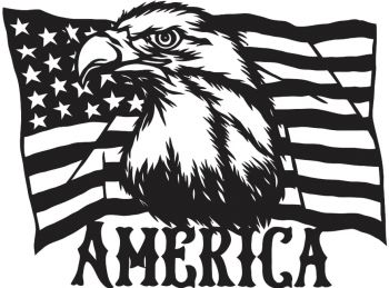 imagem do arquivo vetor para download Bandeira americana