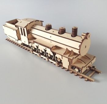 imagem do arquivo vetor para download Brinquedo de Locomotiva a Vapor com Vagões
