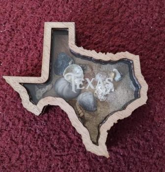 imagem do arquivo vetor para download Caixa de Bugigangas do Texas Cortada a Laser