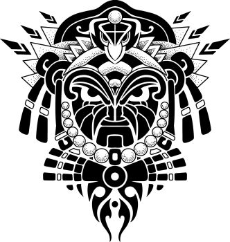 imagem do arquivo vetor para download Designs de Padrões Maori Gravados