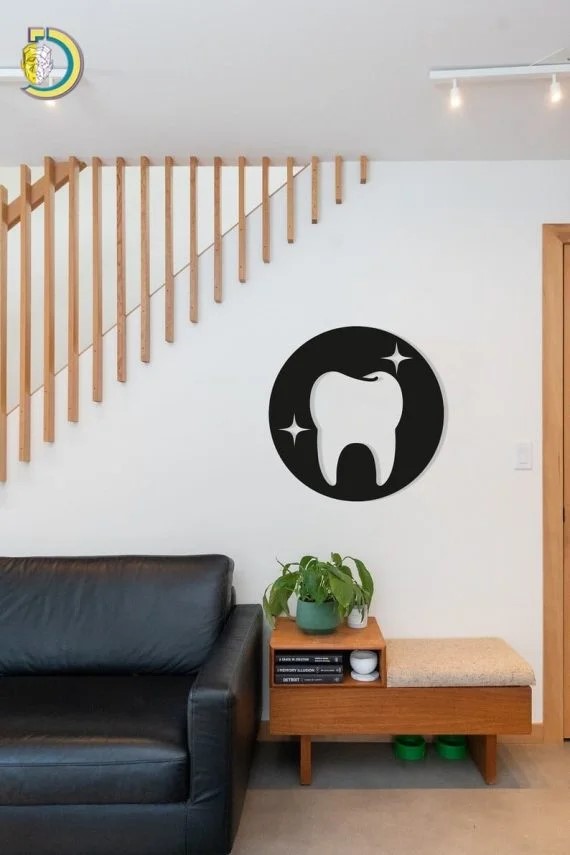 imagem do arquivo vetor para download Logo de Madeira para Dentista