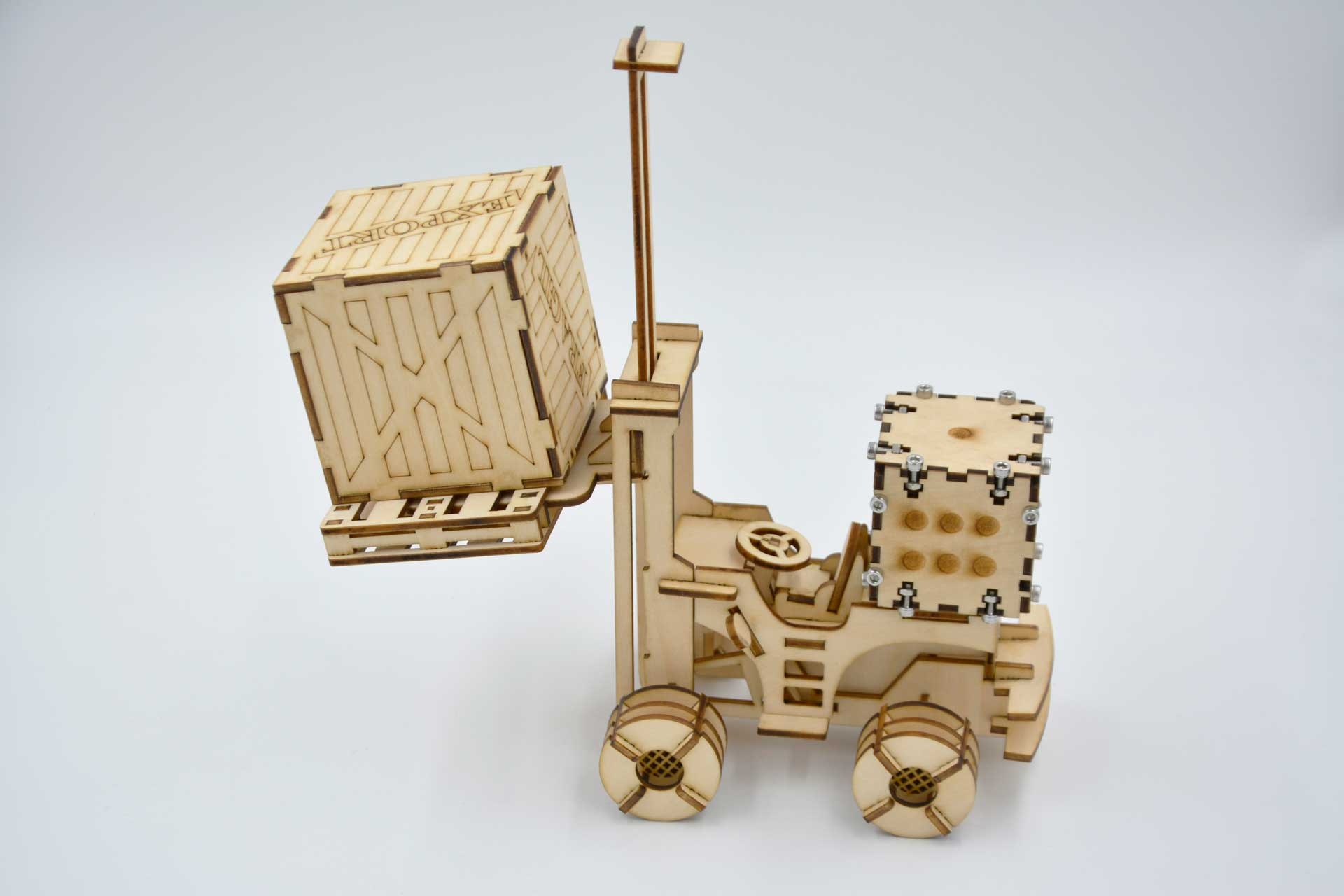 imagem do arquivo vetor para download Modelo de Empilhadeira Cortado a Laser
