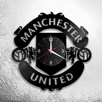 imagem do arquivo vetor para download Relógio de Parede de Vinil do Manchester