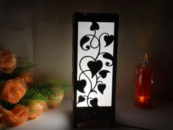 imagem do arquivo vetor para download Abajur de Mesa com Padrão Floral 3mm