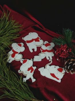 imagem do arquivo vetor para download Adesivos de natal