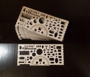 imagem do arquivo vetor para download Arquivo CNC para Corte em Madeira de Régua