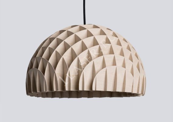 imagem do arquivo vetor para download Arquivo Vetorial CNC para Luminária Pendente