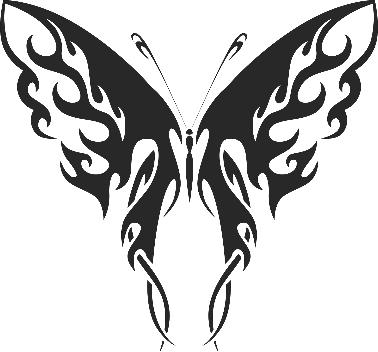 imagem do arquivo vetor para download Arte Vetorial de borboleta 43