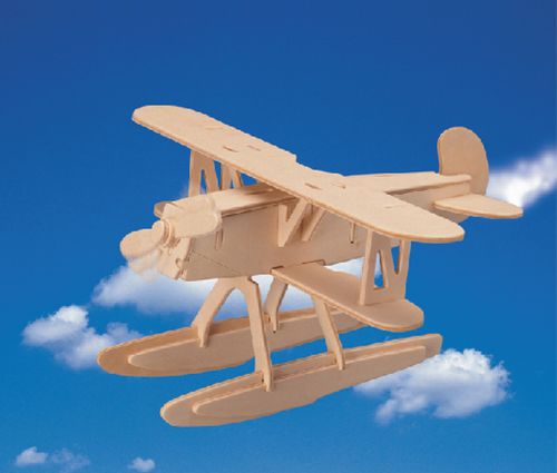 imagem do arquivo vetor para download Avião Hidroavião Pontão 3D Puzzle
