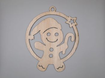 imagem do arquivo vetor para download Boneco de Gengibre Papai Noel
