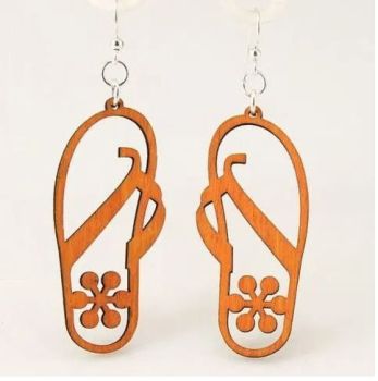 imagem do arquivo vetor para download Brincos Flip Flops