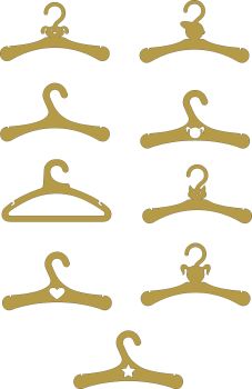 imagem do arquivo vetor para download Cabides para Bebê